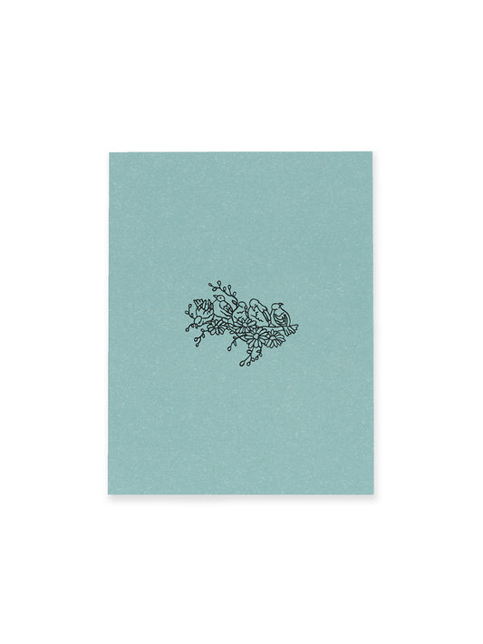 Et kvitremøte foldekort