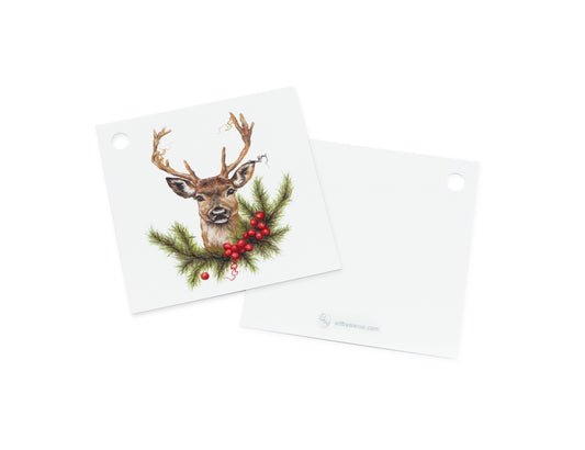 Majestetisk hjort gavelapper