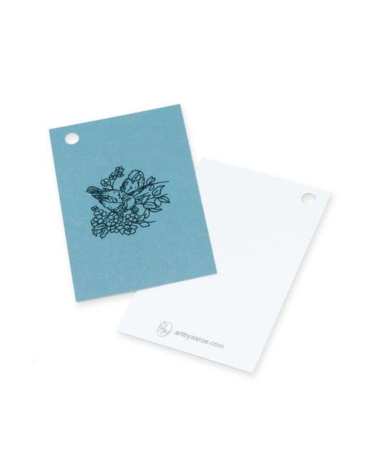 Små blåmeis gavelapper