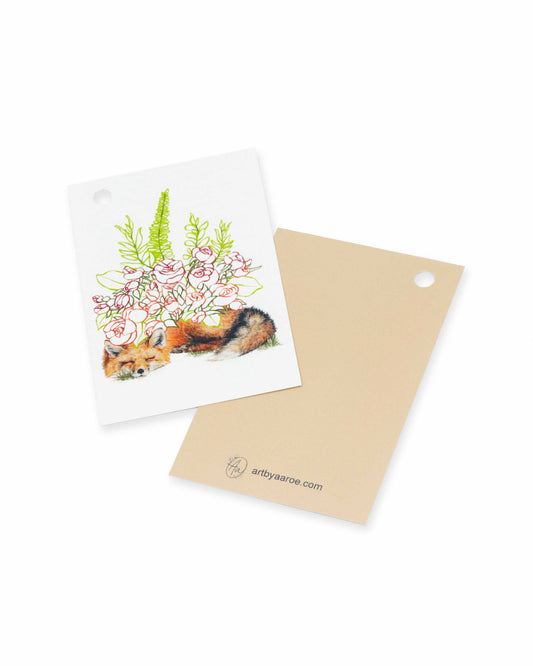 Søvnig rev gavelapper