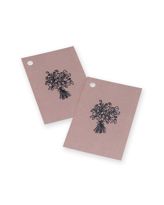 Jordbærbukett gavelapper