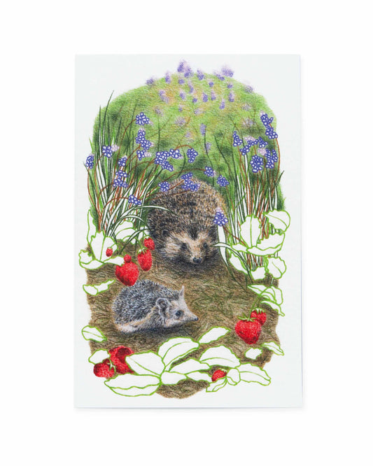 To pinnsvin foldekort