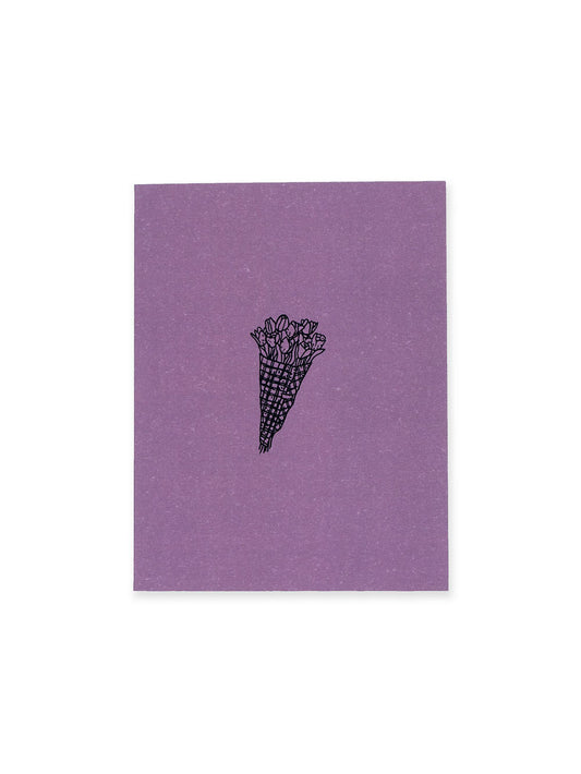 Rosa tulipaner foldekort