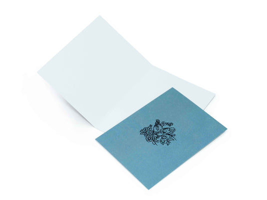 Små blåmeis foldekort