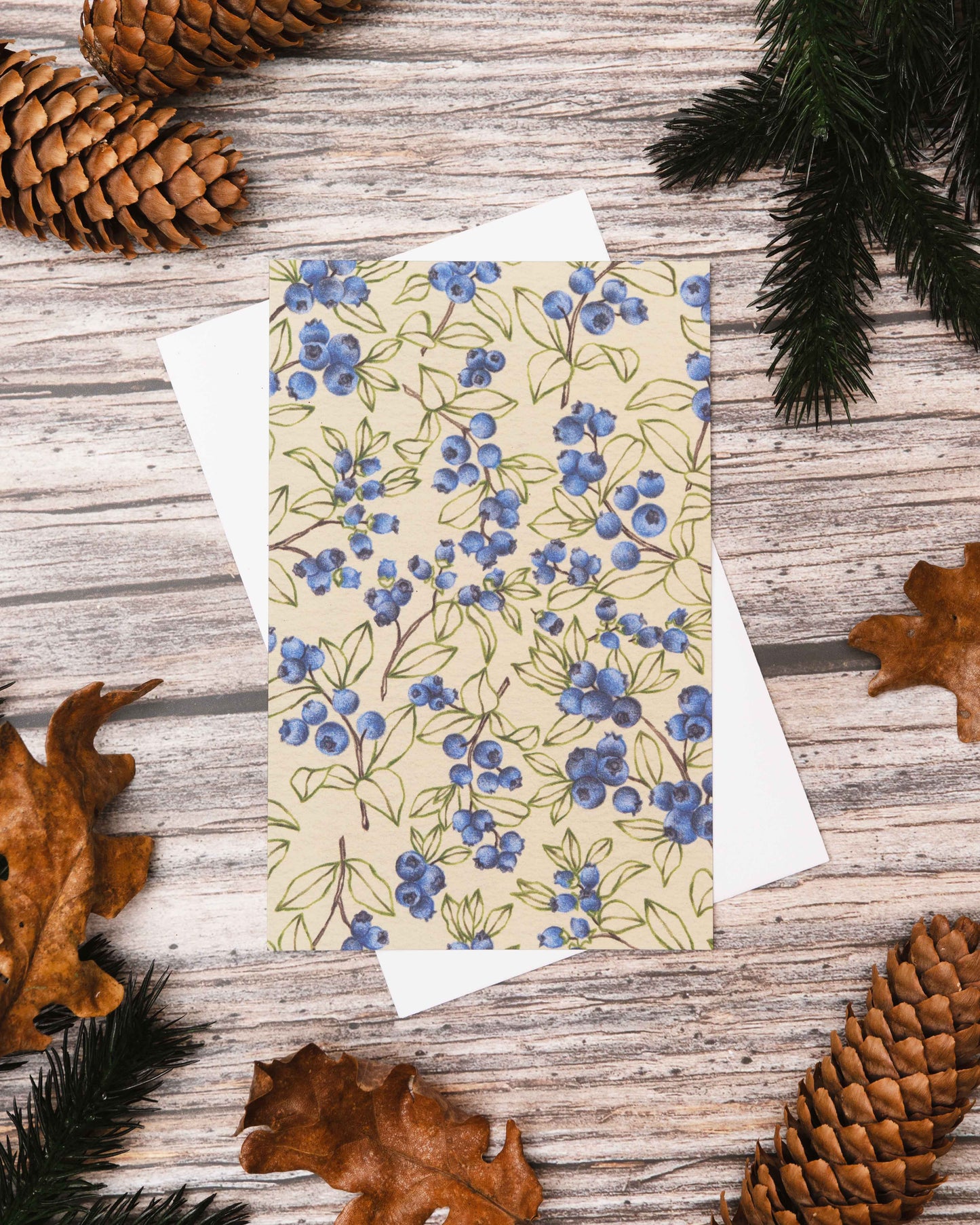 Blåbær kort