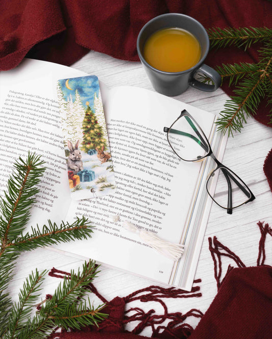 Jul i skogen bokmerke